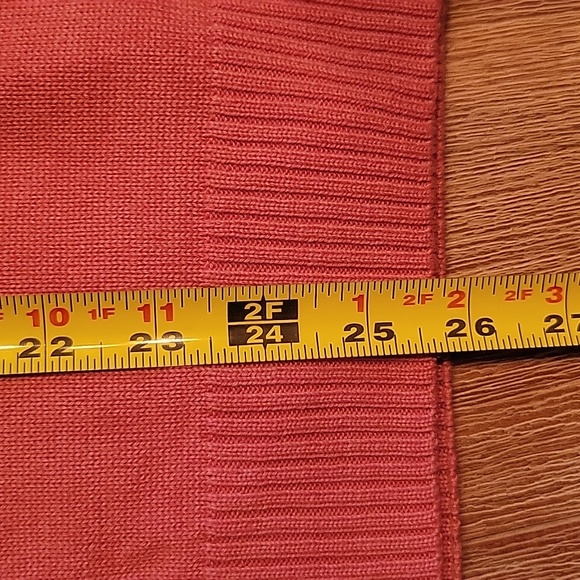 Giorgio Porta Salmon Quarter Zip Sweater Merino Wool XL - Picture 7 of 7